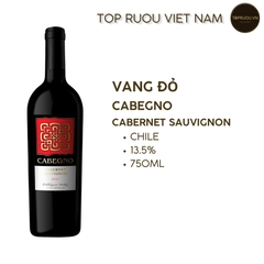 Vang Đỏ Cabegno - Chile - Cabernet sauvignon - 13,5% - 750ml