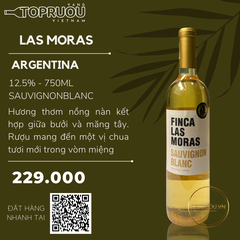 Vang Trắng Las Moras Sauvignon Blanc 750ml - Argentina - 12%