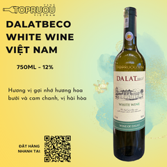 Vang Trắng Dalatbeco White Wine 750ml 12%