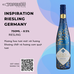 Vang Trắng Inspiration - Riesling 750ml - Đức - 8.5%