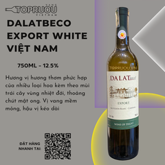 Vang Trắng Dalatbeco Export 750ml 12.5%