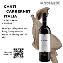 Vang Canti Cabernet 750ml - Italia - 13%