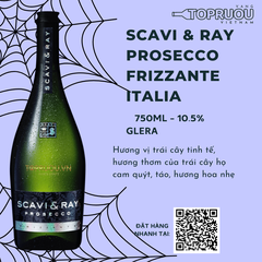 Vang Trắng Scavi & Ray Prosecco Frizzante DOC 750ml - Italia - 10.5%
