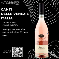 Vang Hồng Canti Pinot Grigio Delle Venezie D.O.C Rose 750ml - Italia - 13%