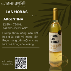 Vang Trắng Las Moras Sauvignon Blanc 750ml - Argentina - 12%