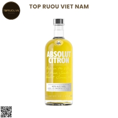 Vodka Absolut Citron (Chanh) - 700ml - 40% - Thụy Điển