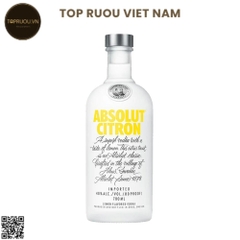 Vodka Absolut Citron (Chanh) - 700ml - 40% - Thụy Điển