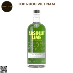 Vodka Absolut Lime (Chanh Xanh)  - 1000ml - 40% - Thụy Điển