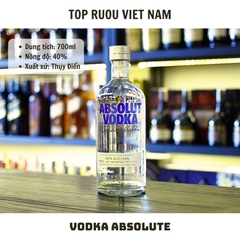 Vodka Absolut (Truyền Thống) - 700ml - 40% - Thụy Điển