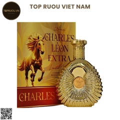 Brandy XO Charles Leon Extra Gold (Kèm Túi Giấy Hãng) - 700ml - 40% - Pháp