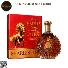 Brandy XO Charles Leon Extra (Kèm Túi Giấy Hãng) - 700ml - 40% - Pháp