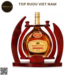 Kệ Rượu Gỗ Brandy XO Ballon D'or - 700ml - 40% - Pháp