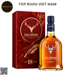 Hộp Quà Whisky The Dalmore 18 Single Malt F27 - 700ml - 40% - Scotland