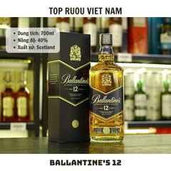Whisky Ballantine's 12 ( Không hộp) - 700ml - 40% - Scotland