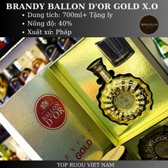 Brandy XO Ballon D'or Extra Gold - 700ml - 40% - Scotland