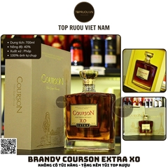 Brandy XO Courson Extra (Kèm Túi Giấy Hãng) - 700ml - 40% - Pháp