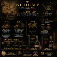 Brandy ST-Remy XO - 700ml - 40% - Pháp