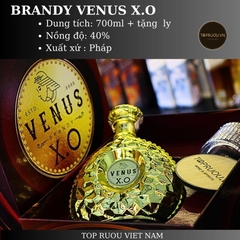 Brandy XO Venus Gold - 700ml - 40% - Pháp