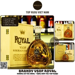 Brandy XO Royal - 700ml - 40% - Pháp (Không Hộp Gỗ)
