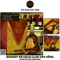 Brandy XO Gold Club Special (Kèm Túi Giấy Hãng) - 700ml - 40% - Pháp