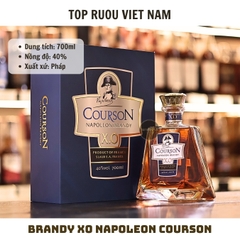 Brandy XO Napoleon Courson (Kèm Túi Giấy Hãng) - 700ml - 40% - Pháp