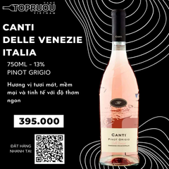 Vang Hồng Canti Pinot Grigio Delle Venezie D.O.C Rose 750ml - Italia - 13%