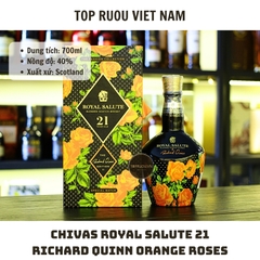 Whisky Chivas Royal Salute 21 Richard Quinn Orange Roses - 700ml - 40% - Scotland