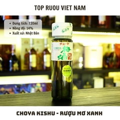 Rượu Mơ Xanh Choya Kishu - 720ml - 14% - Nhật Bản