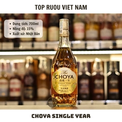 Rượu Mơ Choya Single Year - 700ml - 15% - Nhật Bản