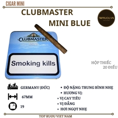 Xì Gà Clubmaster Mini Blue - 20 Điếu - Đức