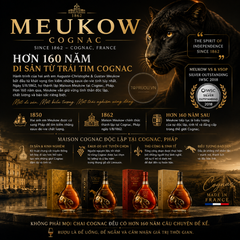 Cognac Meukow VS - 700ml - 40% - Pháp