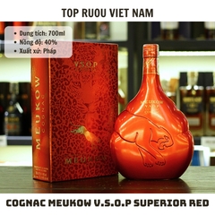Cognac Meukow VSOP Superior Red - 700ml - 40% - Pháp