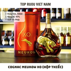 Cognac Meukow XO (Hộp thiếc) - 700ml - 40% - Pháp