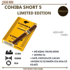 Xì Gà Cohiba Short 5 Limited Edition - 5 Điếu - Cuba