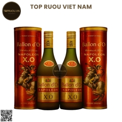 Combo 2 Chai Brandy XO Ballon D'or (Dạng Chai) - 700ml - 40% - Pháp