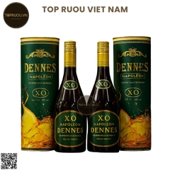 Combo 2 Chai Brandy XO Dennes Napoleon (Dạng Chai) - 700ml - 40% - Pháp