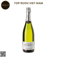 Vang Nổ Domaine Rolet Cremant du Jura - Pháp - Chardonnay, Savagnin & Poulsard  - 12% - 750ml