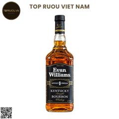 Whisky Evan Williams Black Kentucky Straight - 700ml - 40% - Mỹ