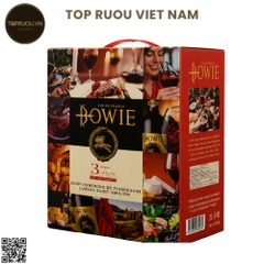 Rượu Vang Túi Bowie Vin De France - Pháp - Blended - 14% - 3000ml