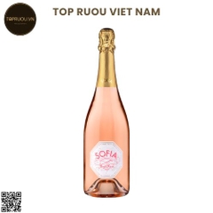 Vang Nổ Francis Coppola Sofia Brut Rose Sparkling - Mỹ - Pinot Noir, Chardonnay - 12% - 750ml