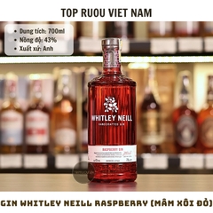 Gin Whitley Neill Raspberry (Mâm Xôi Đỏ) - 700ml - 43% - England