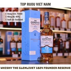 Whisky The Glenlivet 1824 Founder Reserve Single Malt - 700ml - 40% - Scotland