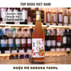 Rượu Mơ Haruka 720ml - 18% - Nhật Bản