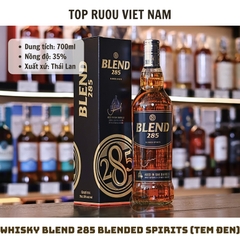 Whisky Blend 285 Blended Spirits (Tem Đen) - 700ml - 35% - Thái Lan