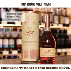 Cognac Remy Martin 1738 Accord Royal - 700ml - 40% - Pháp