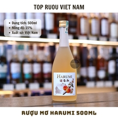 Rượu Mơ Harumi 500ml - 15% - Việt Nam