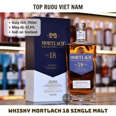 Whisky Mortlach 18 Single Malt - 700ml - 43.4% - Scotland