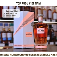 Whisky Alfred Giraud Heritage Single Malt - 700ml - 45,9% - Pháp