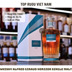 Whisky Alfred Giraud Horizon Single Malt - 700ml - 46,1% - Pháp