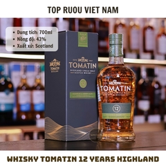 Whisky Tomatin 12 Years Highland Single Malt - 700ml - 43% - Scotland